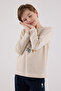 Boy's Winter Regular Fit Cream Pajama Set Us2214-C-V2 - 4