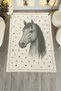 Mosso Horse Detailed Woven Base Moderndecorative Carpet Mosso150 - 5