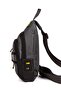 Men's Fabric USB Headphone Outlet Bodybag Chest and Shoulder Bag - Gray - 4