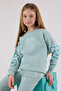 Girl's Winter Regular Fit Green Tracksuit Set Us2314-C-V2 - 4
