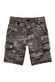 Basic Comfy Combat Short - Grey Camo