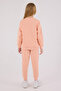 U.S. Polo Assn Girl's Orange Tracksuit Set - 5
