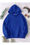 Blue Unisex Men/Women Justdoit Colorful Custom Printed Oversize Hoodie - 2