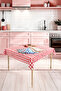 مفرش طاولة منقوش مربع ملون مقاس 160×220 سم - 5