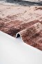 Modern Patterned Washable Non-Slip Base Brown Blue Chenille Living Room Carpet 8330 - 5