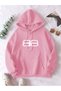 Pink Unisex Men/Women Bb Colorful Custom Printed Oversize Hoodie