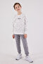 U.S. Polo Assn Boys White Tracksuit Set - 3