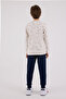 U.S. Polo Assn Boys Cream Tracksuit Set - 5