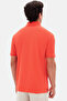 Slim Fit Coral Pique Textured Polo T-Shirt - 6