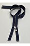 Iron Tooth Coat Coats Zipper / 75 cm / Navy Blue / Anthracite Tooth / No 5