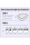 Orthopedic medicated firm foam mattress - 90 x 190 x 15 cm | Single Bed Mattress | Firm Feel - 6