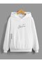 White Unisex Women/Men Adventure Colorful Oversize Hoodie