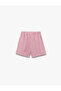 High Waist Pleated Zipper Detailed Shorts - 2