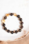 Certified Smoky Quartz-Citrine-Hematite Natural Stone Bracelet (10 mm) - 5