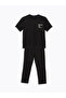 Lcw Eco Black Standard Fit Men's Pajamas Set - 4
