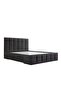 Vista 150x200 Queen Bed with 4 Drawers - Black L220xW161xH111cm - 3