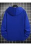 Blue Unisex Men/Women You Colorful Custom Printed Cotton Oversize Hoodie - 2