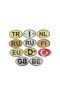 Coat of Arms Special for Stickers Oval Ru Coffee Color Aluminum Sticker - 2