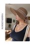 Stylish and Functional Women's Straw Beach and Casual Sun Hat with Wide Brim Sun Visor Uv Protection - 3