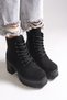 Nvanor Women's Heeled Boots 0012504 Black Suede