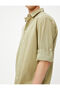 Classic Collar Shirt Buttoned Long Sleeve Cotton - 5