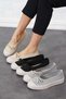 Bowknot Women's Ballerina Beige Knitwear Ballerina - 5
