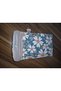 Green Wallet Bag with White Flowers - 2