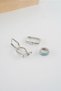 Women's Vip Series Antiallergic Baguette Zircon Stone 3-Piece Earrings - 2