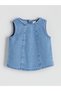 Baby Girl Jean Blouse and Jean Shorts - 2