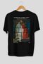Osman Hamdi Bey Back Printed Black Oversize T-Shirt Men Women Crew Neck Cotton T-Shirt - 2