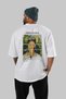 Frida Kahlo Back Printed White Oversize T-Shirt Men Women Crew Neck Cotton Tshirt - 4