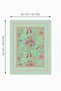 Love Bloom Heart Colorful Floral Green Laser Cut Oven Cover - 2