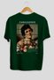 Caravaggio Boy Back Printed Green Oversize T-Shirt Men Women Crew Neck Cotton T-Shirt - 2