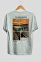 Edvard Munch Scream Back Printed White Oversize T-Shirt Men Women Crew Neck Cotton T-Shirt - 2