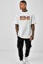 Oversize Berlin Printed White Tshirt - 4