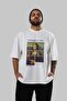 Leonardo Da Vinci Mona Lisa Front Printed White Oversize T-Shirt Men Women Crew Neck Cotton t Shirt - 6