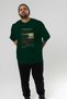 Edward Hopper Night Owls Front Printed Green Oversize T-Shirt Men Women Crew Neck Cotton t Shirt - 7