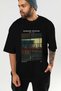 Edward Hopper Night Owls Front Printed Black Oversize T-Shirt Men Women Crew Neck Cotton t Shirt - 7