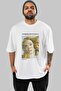 Sandro Botticelli Front Printed White Oversize T-Shirt Men Women Crew Neck Cotton t Shirt
