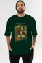 Paul Gauguin Arearea Front Printed Green Oversized T-Shirt Men Women Crew Neck Cotton t Shirt