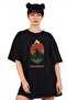 Marecash Sc Plus Oversize Mackbear Printed Black Tshirt - 3