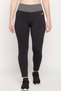 High Rise Active Tights in Black with Side Pocket - 2