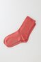 Women's rose color elastic free modal fabric thin socket socks