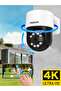 2.8mm 8MP 4K Face Camera ASECAM 8MP 4K PTZ IP Camera Outdoor AI Face Detection Audio POE H.265 Onvif - 8