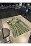 Mosso Multicolored Flowing Colors Detailed Woven Base Modern Decorative Carpet Mosso168 - 6