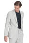 Linen Slim Fit Mono Collar Casual Suit - 4