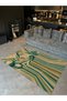 Mosso Multicolored Flowing Colors Detailed Woven Base Modern Decorative Carpet Mosso168 - 4