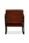 Lounge Chair Brown Genuine Leather - 4