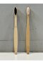 Pack of 2 100% Natural Bamboo Toothbrush (Adult Black and White 2 Pack) - 2