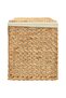 Laundry Basket with 3 Sections 75x42.5x52 cm Water Hyacinth - 5